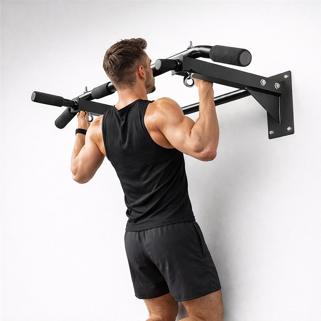 Heavy Duty Wall Mounted Chin Up Bar Home Gym
