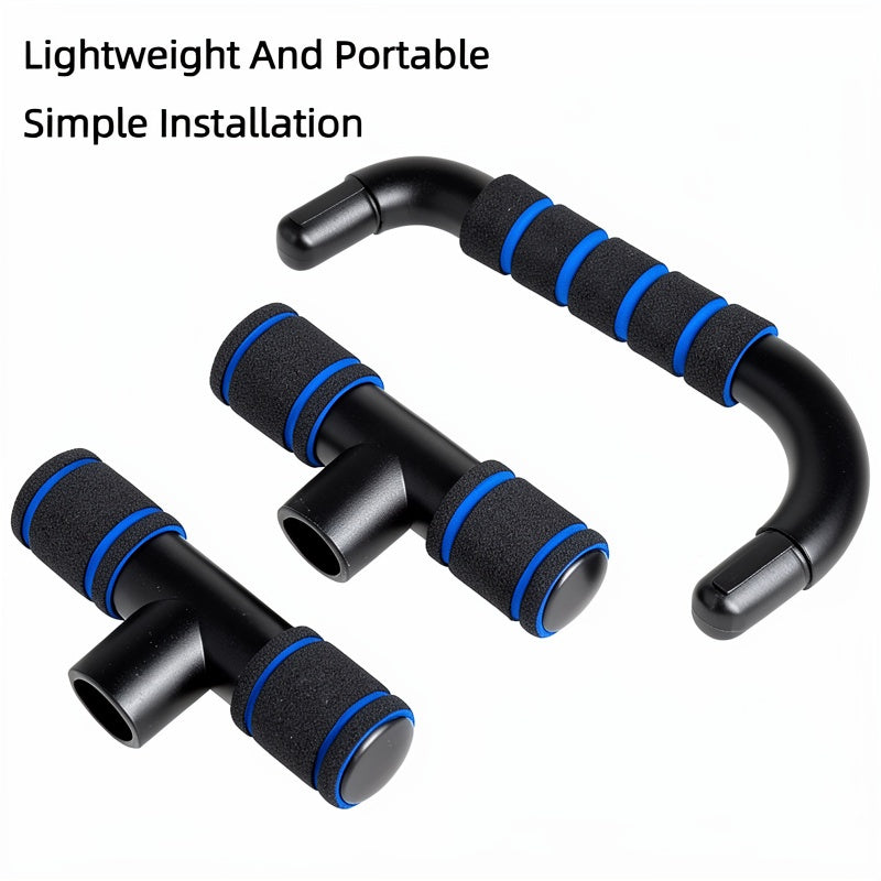 H-Shaped Push Up Bars Non-Slip 2pc Home Fitness