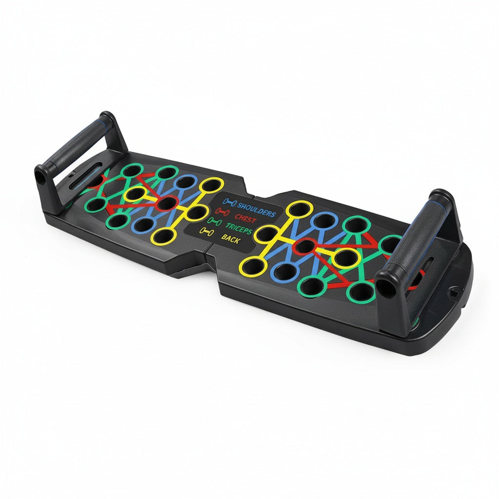 Portable Push Up Board Set With Handles Foldable Fitness