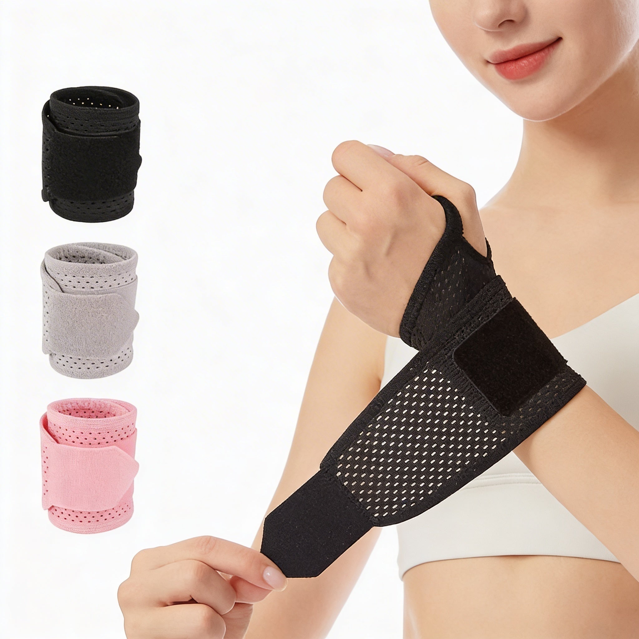 Mesh Wrist Support Compression Sleeve For Joint Pain Relief