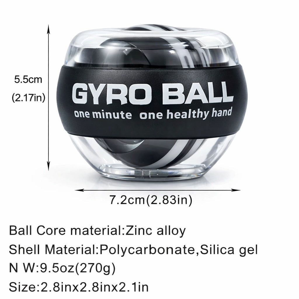 Wrist Gyro Ball Power Trainer Forearm Strength Exerciser
