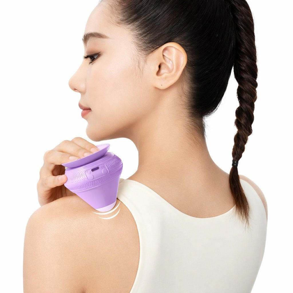 Silicone Massage Ball Vibrating Pain Relief Muscle Relaxation